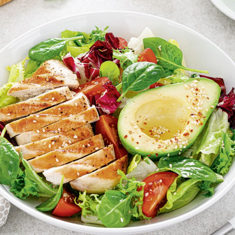Salat Mit Hhnchenbrust